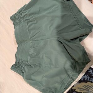 lululemon athletica Olive Athletic Shorts